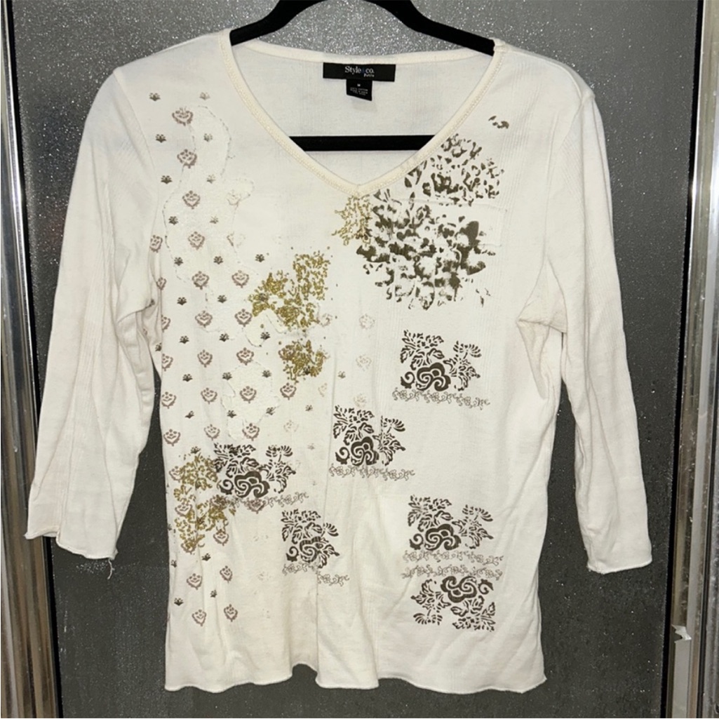 Style & Co. 100% Cotton Top